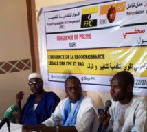 Mauritanie - Les FPC et le RAG réitèrent leur demande de reconnaissance