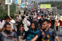 Des milliers de Palestiniens fuient les combats dans le nord de la bande de Gaza Des milliers de Palestiniens fuient les combats dans le nord de la bande de Gaza