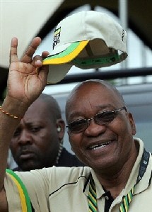 Jacob Zuma, au Congrès national africain, le 17 décembre 2007 à Polokwane Jacob Zuma, au Congrès national africain, le 17 décembre 2007 à Polokwane