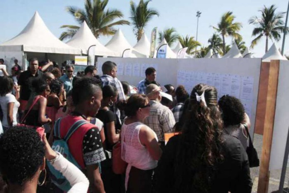 À La Réunion, plus de la moitié des jeunes sont à la recherche d’un travail. À La Réunion, plus de la moitié des jeunes sont à la recherche d’un travail.