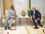 Le président de la République reçoit un envoyé spécial du guide de la Révolution libyenne Le président de la République reçoit un envoyé spécial du guide de la Révolution libyenne