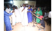 Le candidat à la présidentielle Mamadou Bocar Ba préside un rassemblement populaire à Mbagne