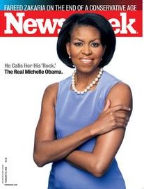 Michelle Obama en couverture de 'Newsweek' Michelle Obama en couverture de 'Newsweek'