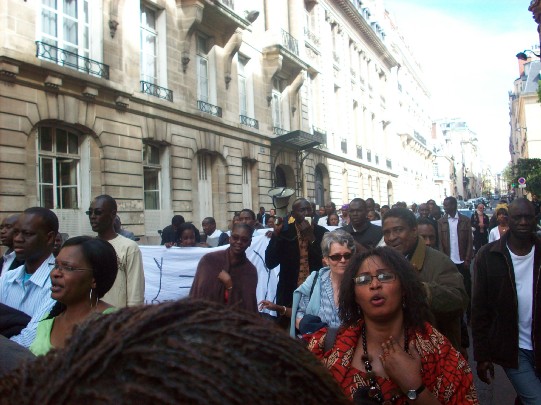 Manifestation du 26 avril 2008 à Paris à l'appel de l'AVOMM, AFMAF, OCVIDH, FLAM  