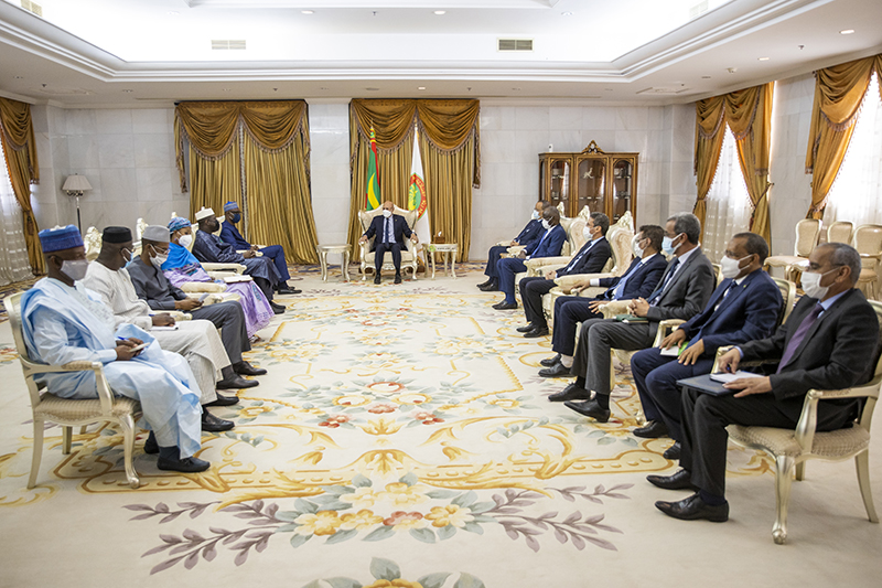Mauritanie : Ghazouani reçoit une délégation ministérielle malienne, après les sanctions de la CEDEAO
