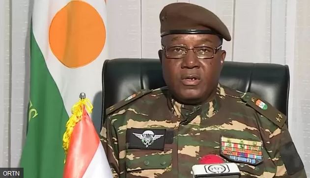 Le général Tchiani, l'ancien casque bleu nigérien de l'ONU qui a pris le pouvoir par un putsch Le général Tchiani, l'ancien casque bleu nigérien de l'ONU qui a pris le pouvoir par un putsch