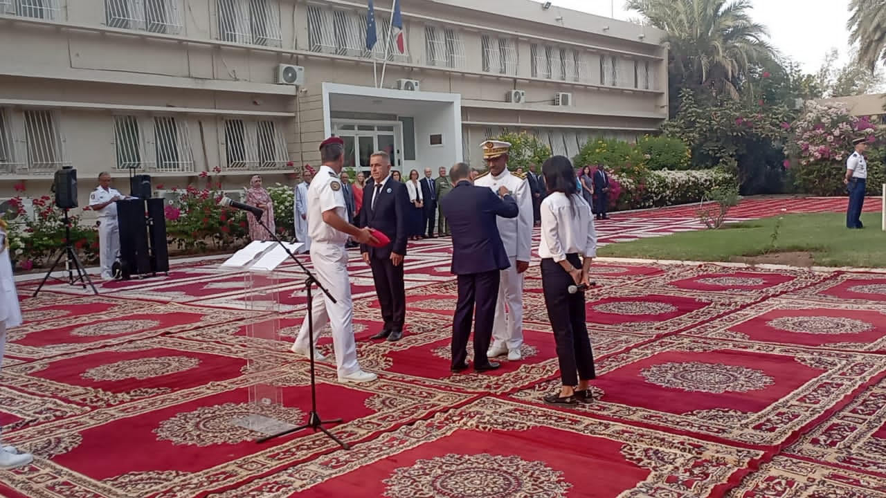 Mauritanie – Le chef d’état-major de la Marine Nationale chevalier de l’ordre du mérite maritime