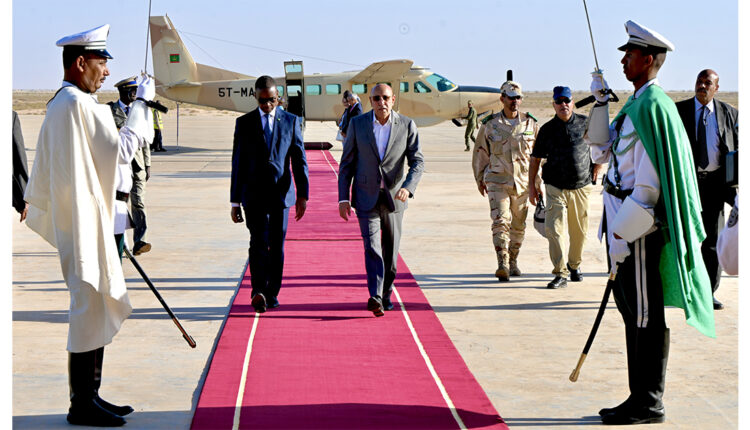 Mauritanie - Ghazouani à Kaédi le 28 décembre
