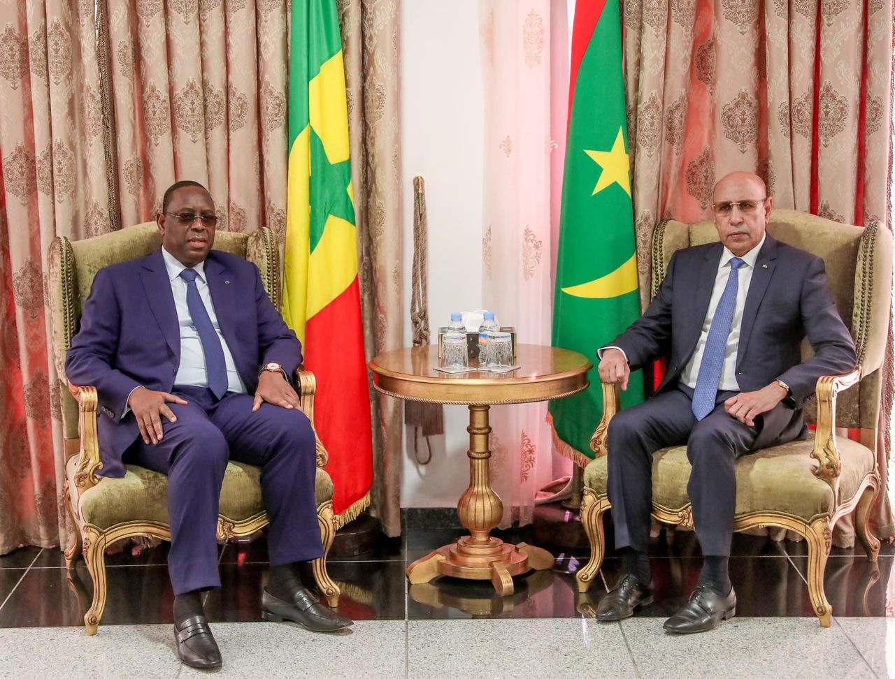 Le président sénégalais Macky Sall en visite d’État en Mauritanie