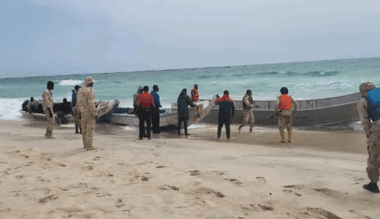 Nouadhibou : 121 migrants clandestins interceptés à bord d’une embarcation par les garde-côtes mauritaniens