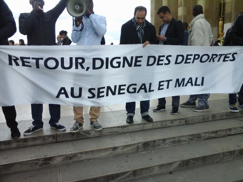 Appel à manifester dimanche 24 avril 2016, à la Place Trocadero, pour nos déportés mauritaniens.  