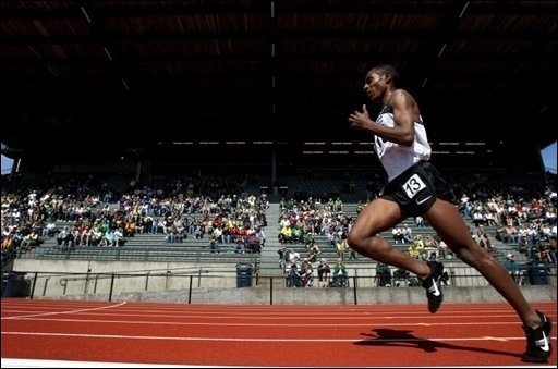 Kenenisa Bekele, le 8 juin 2008 à Eugene dans l'Oregon