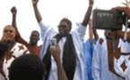 Le candidat Ibrahima Moctar Sarr préside un rassemblement électoral à Boghé