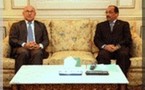 Le président de la république reçoit le président du groupe parlementaire d'amitié France-Mauritanie à l'assemblée nationale française.