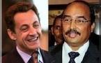 Entretien entre Nicolas Sarkozy et Mohamed Ould Abdel Aziz à Paris
