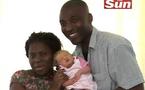 [ V I D E O ] Un couple noir donne naissance à une petite fille blonde aux yeux bleus