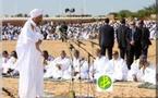 Le président de l’assemblée nationale effectue la prière de l’Aïd avec Aziz