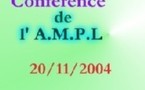 REMERCIEMENTS A L'AMPL