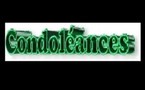Condoléances à Ousmane DIA