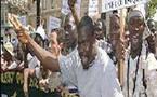 African New Vision marche à Washington et manifeste devant la Maison Blanche