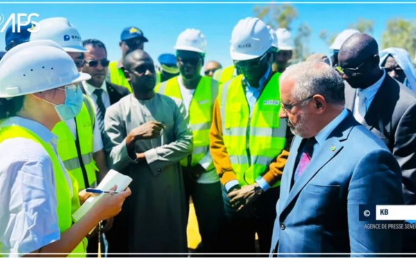 Pont de Rosso : les travaux exécutés à 17 %, selon le ministre mauritanien de l’Equipement