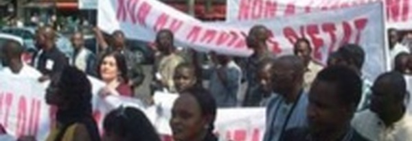 Déclaration à propos du règlement du " passif humanitaire".