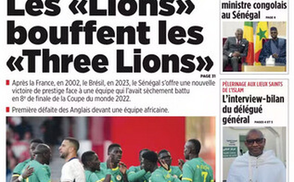 Football : le Sénégal devient la première équipe africaine à battre l’Angleterre