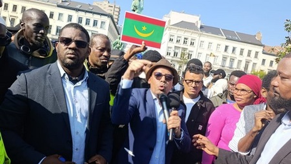 Manifestation de la diaspora mauritanienne à Bruxelles : voix unies contre le racisme, la discrimination et les exactions de l’État
